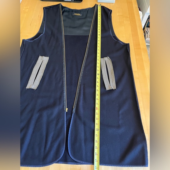 Brooks Brothers 100% Wool Liner ONLY For Trench Coat Zipper 54" Chest 41” Long - Picture 5 of 8